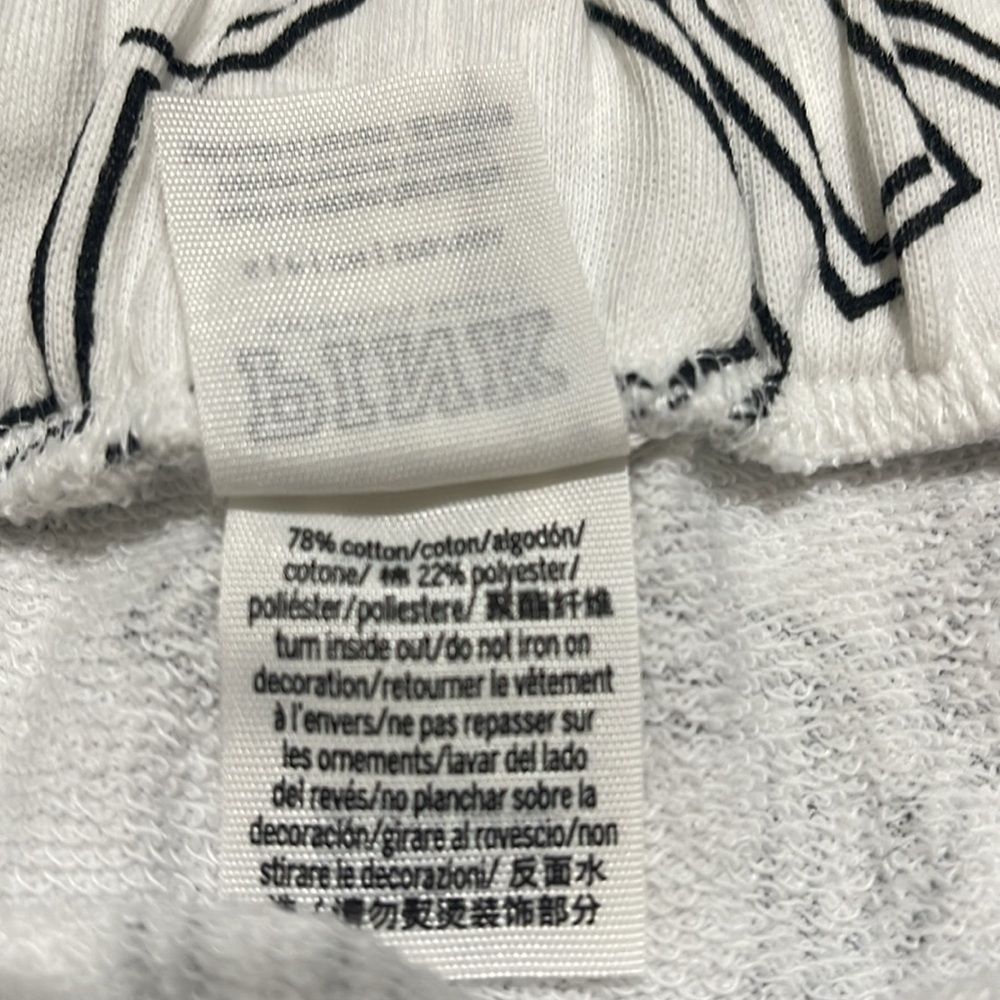 PINK Victoria’s Secret NWOT PINK logo black and white drawstring shorts small - Picture 10 of 13